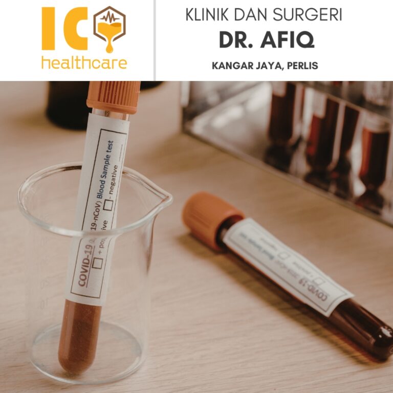 ujian darah dan blood test di klinik dan surgeri dr afiq kangar