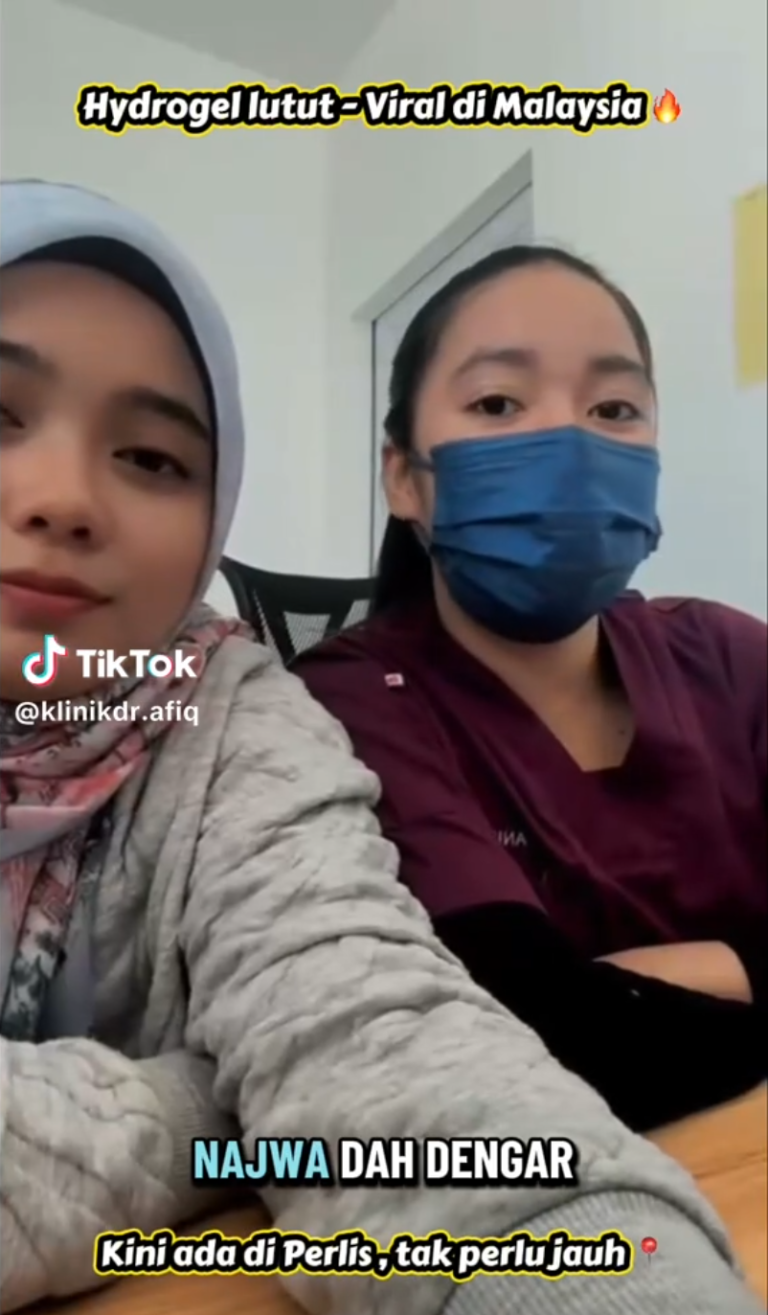 Rawatan suntikan gel dan hydrogel untuk sakit lutut di Klinik & Surgeri Dr. Afiq Kangar Perlis